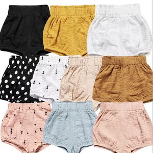 Criança Infantil Baby Girl Boy Algodão Shorts PP Calças Fralda Fralda Cobre Bloomers