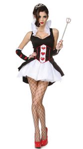 Good Quality Christmas Hoodies Dress White Red Stripes Style Sexy Hot Carnival Party Show Witch Game Cosplay For Adult