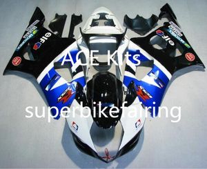 3 kostenlose Geschenke Neue Suzuki GSXR1000 K3 03 04 GSXR 1000 K3 2003 2004 Einspritz-ABS-Kunststoff-Motorradverkleidung The Cool Blue Black White Z2