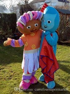 2017 Hot Selling Best price New iggle piggle & upsy daisy in the night garden mascot costume classic cartoon halloween outfit dress