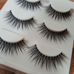 Seksi% 100 El yapımı 3d saç güzelliği kalın uzun sahte kirpikler sahte göz kirpikler kirpik yüksek kalite