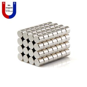 200 Stück 5x4 5*4 mm Magnete N35 permanente Masse kleine runde NDFEB-Neodym-Scheibendurchmesser. 5 mm superstarker, starker Seltenerdmagnet für Schmucktaschenetuis