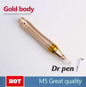 2016 Wireless Derma Pen Potente Ultima M5 Microneedle Dermapen Dermastamp Meso 12 Aghi Dr.pen Cartuccia sostituibile EU US UK AU plug