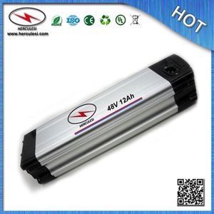 Batteria per bici elettrica Prcie agli ioni di litio 48V 12Ah economica / Batteria per bici elettrica con caricabatterie 15A BMS 54.6V 2A