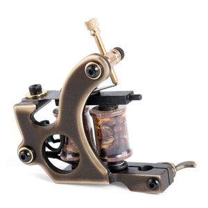 Handmade 12 Wraps Shader Liner Tattoo Copper Coils Tattoo Machine Permanent makeup for Machine free shopping