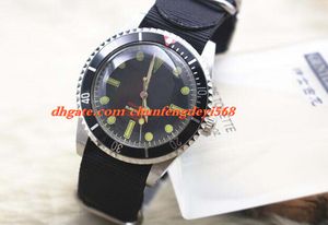 Luxury Mens 14060 No-D Black Dial - Black Nato Strap Automatic Mechanical Movement Men's Watch Watches