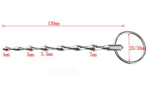 Männlicher Harnröhrensound Penisvergrößerungsstecker Edelstahl Elektroschock Erwachsene Sexprodukte Prinz Albert Zauberstab
