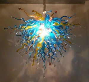 Kolye Lambaları Kristal Avizeler Asılı Kolye-Aydınlatma Armatürü Stil Modern Sanat Dekor Murano Cam LED Zincir Avize