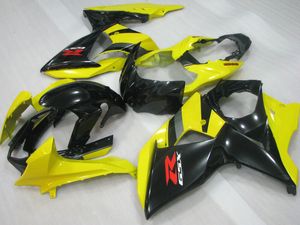 Spritzguss-Verkleidungsset für Suzuki GSXR1000 09 10 11-15, gelb-schwarzes Verkleidungsset GSXR1000 2009-2015 OT03