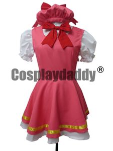 CardCaptor Sakura Kinomotoさくらコスプレのコスチューム魔法のピンクのドレス