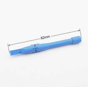 Wholesale 82mm ligth Blue Plastic Pry Tool Crowbar Spudger for iPhone 4 4s 5G 5S 6 6S i7 Cell phone Repair 5000pcs/lot