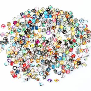 wholesale assorted mix 50 pieces Glass Ginger 12mm noosa Snaps chunk charms buttons for DIY Bracelets Necklaces