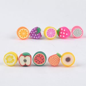 100 pcs Fruit Charm Phone Anti Dust Plug Cell Phone Accessories For Iphone SE 5 6 6S 3.5mm Earphone Jack Plug for samsung galaxy s6