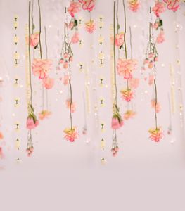 Pink Floral Photography Backdrop Vinyl Beautiful Flowers Children Newborn Baby Digital Backgrounds Studio Photo Booth Props