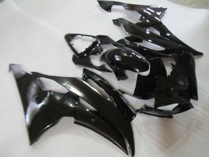 Injektionsgjutning Plastmakare för Yamaha YZF R6 08 09-15 Glänsande svarta Fairings Set YZFR6 2008-2015 OT05