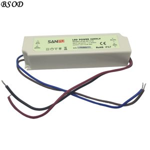 SANPU 30W Vattentät LED Strömförsörjning 12V/24V DC Driver IP67 Vit Plast Shell Strip Transformator LP35-W1