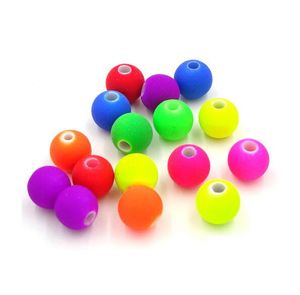 Wholesale neon making for sale - Group buy 2000pcs Mixed Matte Fluorescent Neon Beads Acrylic Spacer Ball Round Bead for Jewelry Making mm