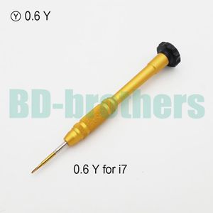 High Quality New 0.6 Y Screwdriver Key S2 Steel 0.6 x 25mm Triwing 0.6Y For iPhone 7 Screw Driver Dedicated Revamp 200pcs/lot
