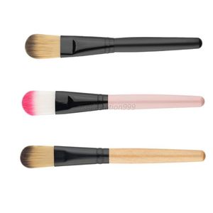 Soft Fibre Brush Brush Powder Foundation Cosetyczny uroda Make Up Brush Tools #R498