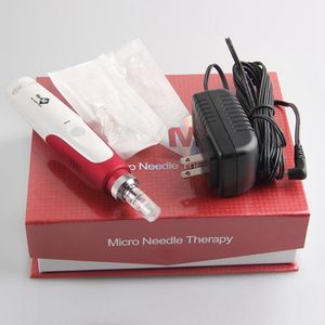 Elektrisk mikronedel Pen Auto Microneedling med 2st nålar Beuty Machine Skin Care Tools