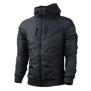 Мужская весенне-осенняя куртка Windrunnersh, тонкое пальто, спортивная куртка-ветровка для мужчин и женщин, черные модели, одежда для пар, мужская