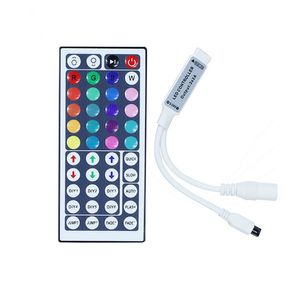 10 Piece DC12V 6A Mini RGB led controller with 44 Keys IR Remote Control Dimmer wireless for LED Strip 5050 3528 34 modes