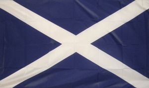 Schottland St. Andrews Schottische Flagge, 3 Fuß x 5 Fuß, Polyester-Banner, 150 x 90 cm, individuelle Flagge für den Außenbereich