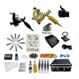 Basey Complete Kit Tattoo G2Z0A10P 2 Maszyny Dual Digital Zasilacze