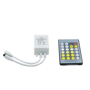 50pcs 24 Key IR Remote Dimmer controlador dois CW cores + WW CCT Cor Ajuste de temperatura Para 5050/3528 Led Light Strip