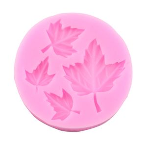 Popular New four leaf leaves cooking tools wedding decoration Silicone Mould baking Fondant Sugar Craft DIY Cake candy