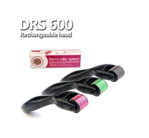 600 Aghi Derma Roller Micro Aghi Smagliature Acne Cicatrice Trattamento della pelle Derma Roller Attrezzature per terapia Rughe Derma Rolling System