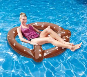 Floating Pool Raft Tubes Nya uppblåsbara simning Ringar 140cm Floats Toy Tubes Vattensporter Madrass Air Swim Raft