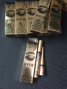 Rímel Eyeliner Preto venda por atacado-Moda Kylie Eyeliner Mascara Conjunto em mágica espessa de máscaras à prova d água fina