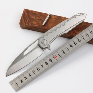 Wholesale HIght Recommend Mi steel handle magic Hunting Folding Pocket Knife Survival Knife Xmas gift d2 copies 1pcs freeshipping