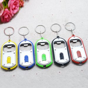 LED bottle opener opener Keychain lights lamp small gifts promotional items
