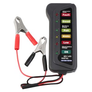 1 Caricare Kit 12V batteria Display Testing System Tester strumento alternatore con le clip