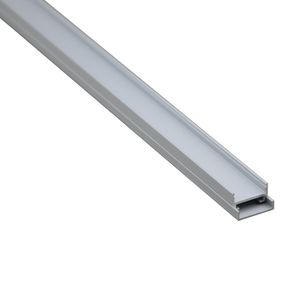 10 x 1 m Sätze/Los eloxiertes lineares LED-Lichtprofil aus Aluminium und U-förmiger Kanal aus Al6063-Aluminium für Decken- oder Pendelleuchten