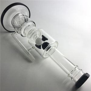 Thick Glass Bongs Water Pipes with 13.5 Inch 14mm Male 1 KG 3 Funny Filter Recycler Heady Beaker Bong for Smoking