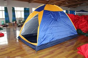 Budowa oparta na potrzebującym wędrówki Namioty kempingowe Outdoors Gear Shelters Ochrona UV Plaża Podróży Lawn Park Home 8 Osoby Namiot DHL / FedEx