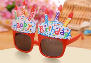 お誕生日おめでとうございますメガネファンパーティーキャンドルバルーングラスのお祝い子供サングラスパーティー衣装のファンシードレスアップ