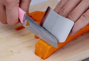 Protezione per le dita Proteggi Finger Chop Safe Slice Cucina in acciaio inossidabile Protezione per le mani Coltello Fetta per tagliare gli strumenti di protezione delle dita