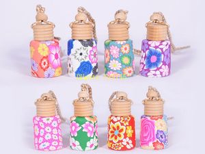 50pcs/lot Free Shipping China Style 10ML~ 15ML Car hang decoration Perfume bottle Polymer Pendant Empty Bottles