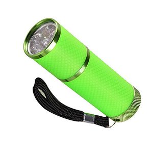 Luci UV Mini 9 LED Lampada per polimerizzazione gel senza batteria Portabilità Asciugacapelli LED Torcia Valuta