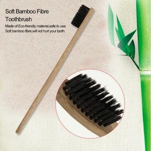 Personalizado Bambu Toothbrushes Língua Denter Denture Dentes Dentes Viagem Escova de Dente Feita em China 200 Pçs RRA184