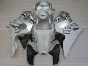 Motorcykel Fairing Kit för Honda CBR900RR 2002 2003 Vit Silver Black Fairings Set CBR 954RR 02 23 OT21