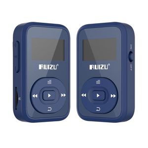 미니 원래 RUIZU X26 클립 블루투스 MP3 플레이어 8GB 스포츠 MP3 음악 플레이어 레코더 FM 라디오 지원 TF 카드 + 무료 아마 밴드