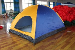쉬운 수행 야외 기어 하이킹 캠핑 텐트 대피소 UV 보호 해변 여행 잔디 공원 홈 5-8 사람 텐트 혼합 색상 DHL / 페덱스
