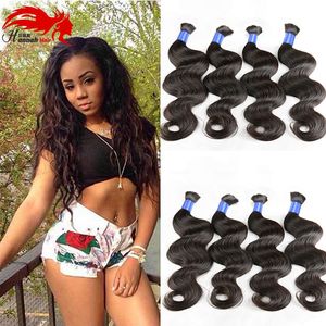 Hannah product Top Quality Micro mini Braiding Bulk Hair No Attachment Peruvian Body Wave 3pcs Human Hair Bulk Buy