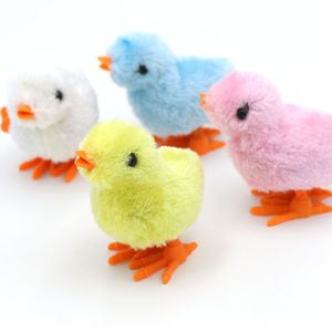 Catena superiore, pollo giocattolo a orologeria, pollo peluche, bambino carino, peluche per bambini