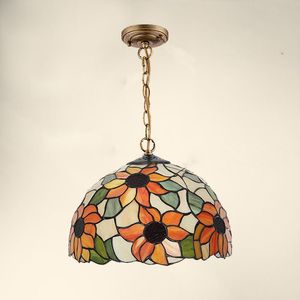 Medelhavssolros matsal hängslampa glas restaurang korridor hall hängande lampor hallbalkong hängande belysning